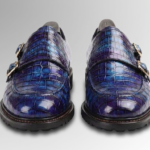 Brushed Alligator Skin Double Monk