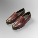 Colorful Lizard Skin Loafers