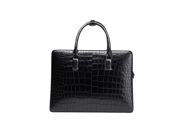 Crocodile Skin Men's Business Briefcase