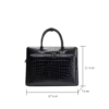 Crocodile Skin Men's Business Briefcase