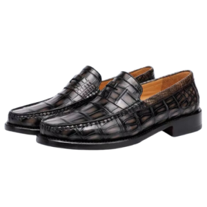 Crocodile Skin Loafers