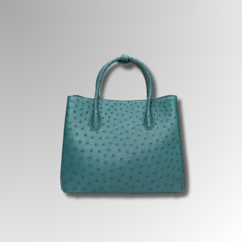Ostrich Skin Shoulder Bag