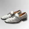 Lizard Skin Loafers With Tassels