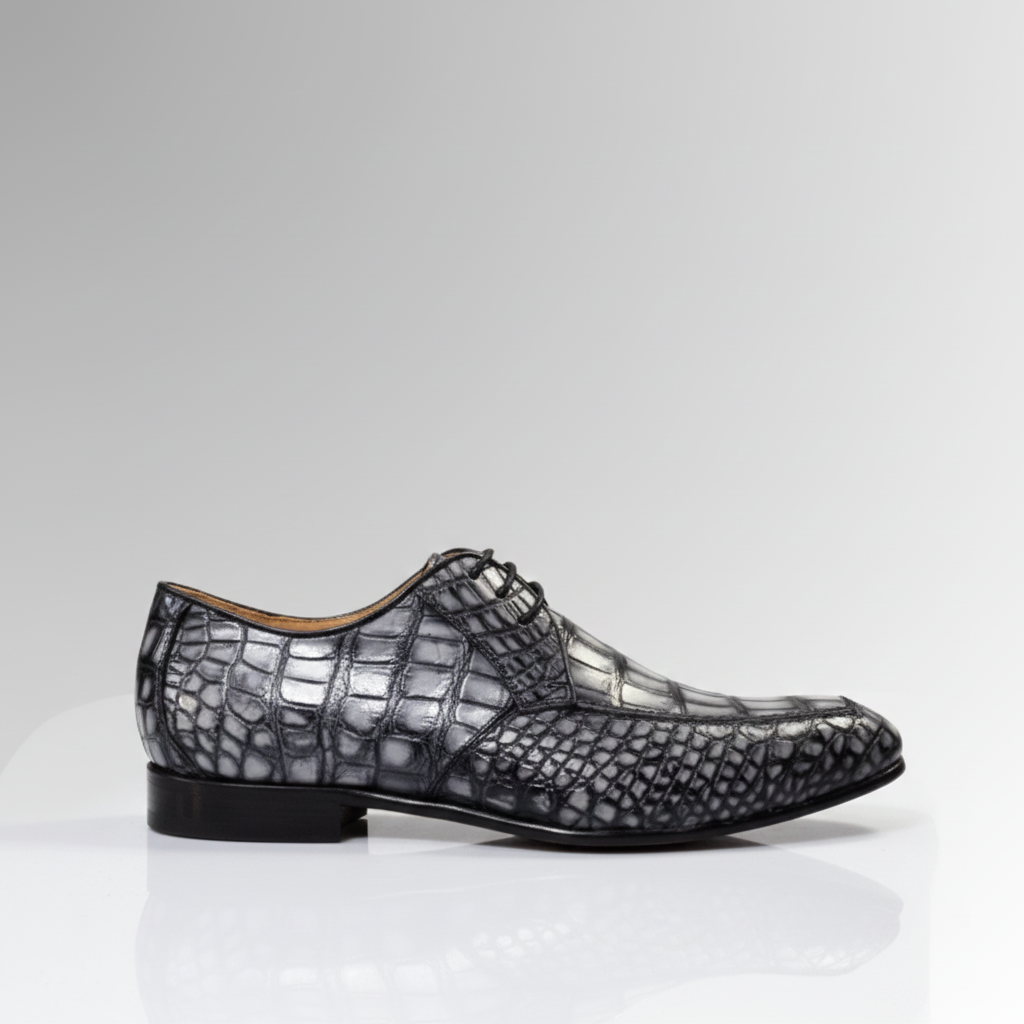 Hand-Painted Crocodile Oxford-alt4