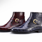 Luxury Hand-Painted Alligator Ankle Boots