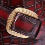 Luxury Hand-Painted Alligator Ankle Boots