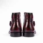 Luxury Hand-Painted Alligator Ankle Boots