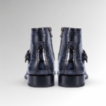 Luxury Hand-Painted Alligator Ankle Boots