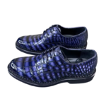 Hand-Painted Crocodile Skin Oxford Shoes