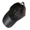 Black Baseball Cap Crocodile Belly Skin