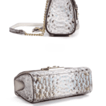 Python Skin Lock Flap Bag-alt8