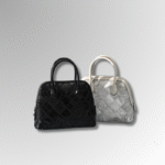 Crocodile Skin Patchwork Handbag