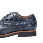 Blue Crocodile Skin Oxford Shoes-alt5