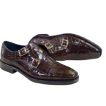 Crocodile Skin Oxford Shoes