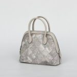 Crocodile Skin Patchwork Handbag-alt15