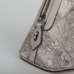 Crocodile Skin Patchwork Handbag-alt11