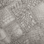 Crocodile Skin Patchwork Handbag-alt14