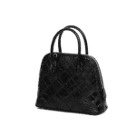 Crocodile Skin Patchwork Handbag-alt4