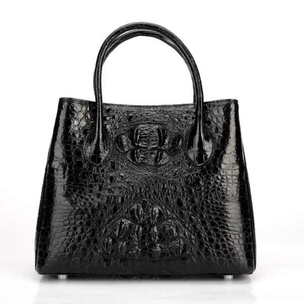 crocodile skin shoulder bag