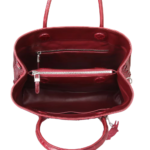 crocodile skin shoulder bag