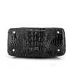 crocodile skin shoulder bag