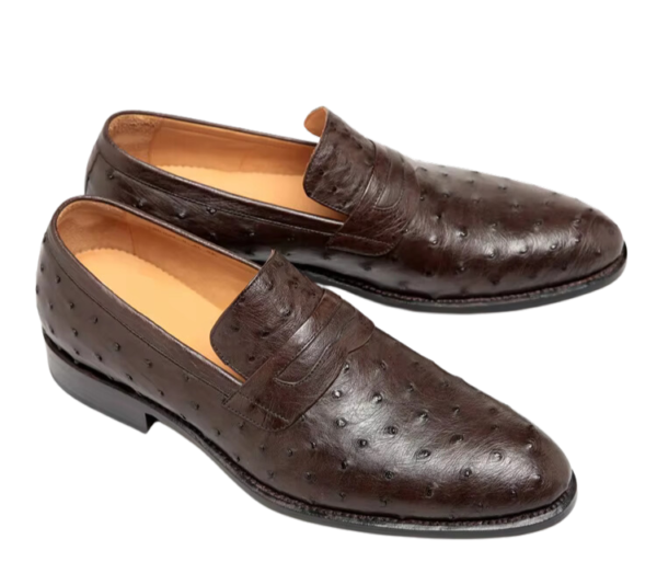 Ostrich Skin Dress Shoes