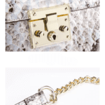 Python Skin Lock Flap Bag-alt6