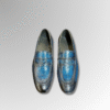 Colorful Lizard Skin Loafers