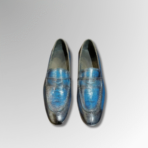 Colorful Lizard Skin Loafers