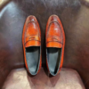 lizard skin colorful loafers