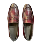 lizard skin colorful loafers