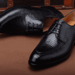 Lizard Skin Shoes With Lace-up