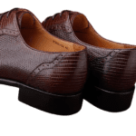 Lizard Skin Shoes With Lace-up
