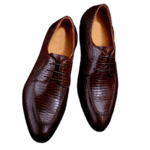 Lizard Skin Shoes With Lace-up