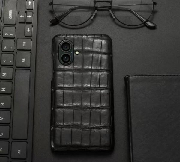 crocodile skin phone case