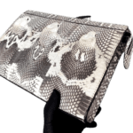 Snake Cobra Skin Clutch