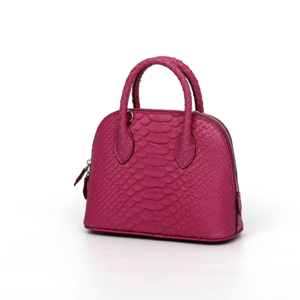 Python Skin Shell Handbag