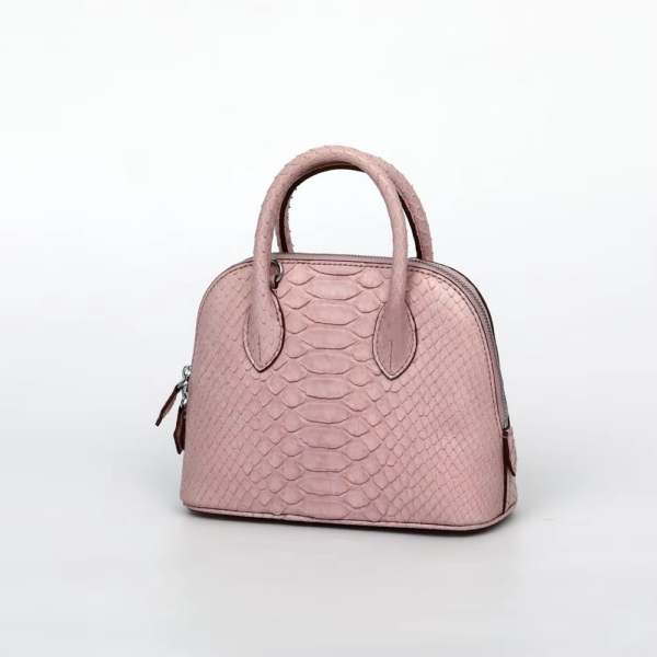 Python Skin Shell Handbag