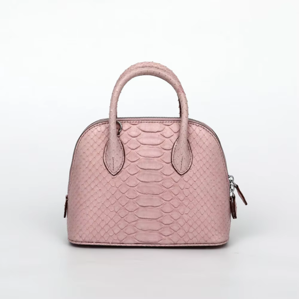 Python Skin Shell Handbag