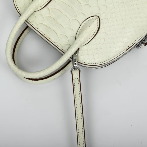 Python Skin Shell Handbag