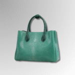 Snake Skin Square Handbag