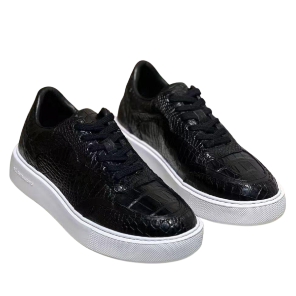 Crocodile Skin Sneakers