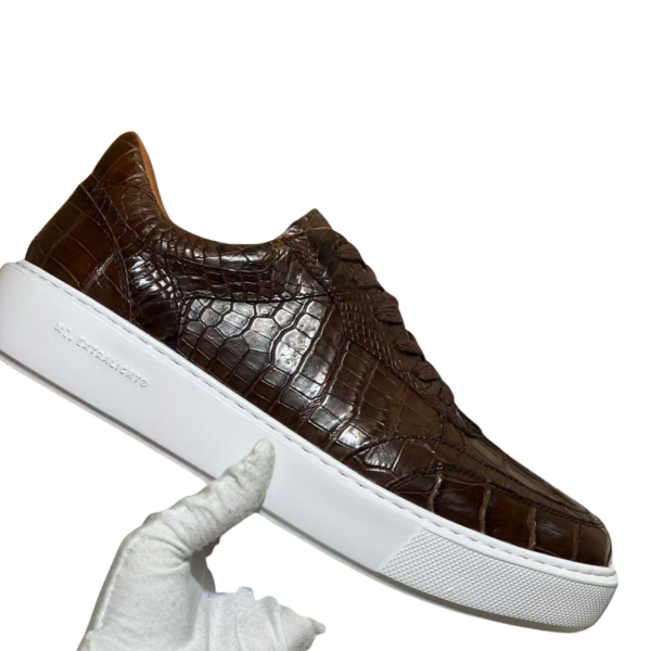 Crocodile Skin Sneakers