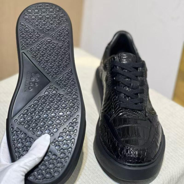 Crocodile Skin Sneakers