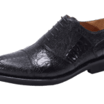 Ostrich Skin Classic Lace-Up Dress Shoes