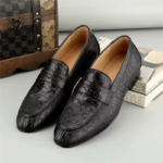 Ostrich Skin Loafers