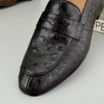 Ostrich Skin Loafers