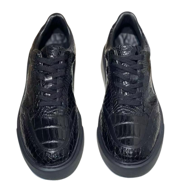 Crocodile Skin Sneakers