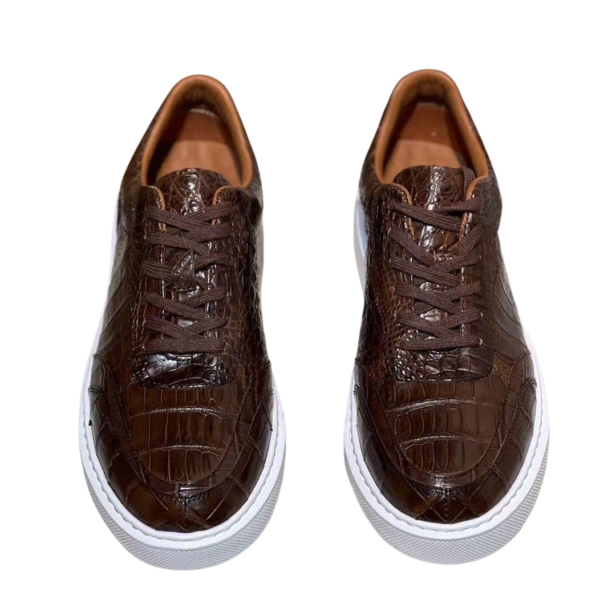 Crocodile Skin Sneakers