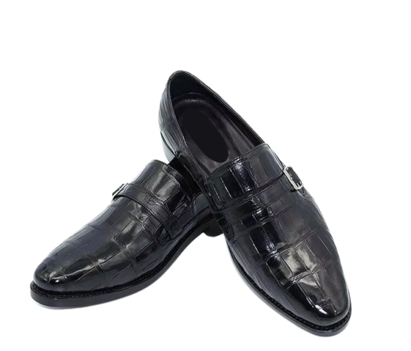 Crocodile Skin Formal Loafers